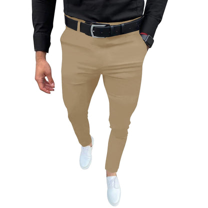 Percle Dress Pants for Men Business Casual Slacks Stretch Slim Fit Suit Pants