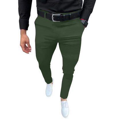 Percle Dress Pants for Men Business Casual Slacks Stretch Slim Fit Suit Pants