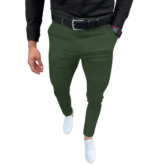 Percle Dress Pants for Men Business Casual Slacks Stretch Slim Fit Suit Pants