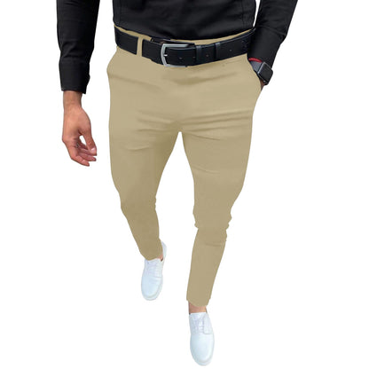 Percle Dress Pants for Men Business Casual Slacks Stretch Slim Fit Suit Pants