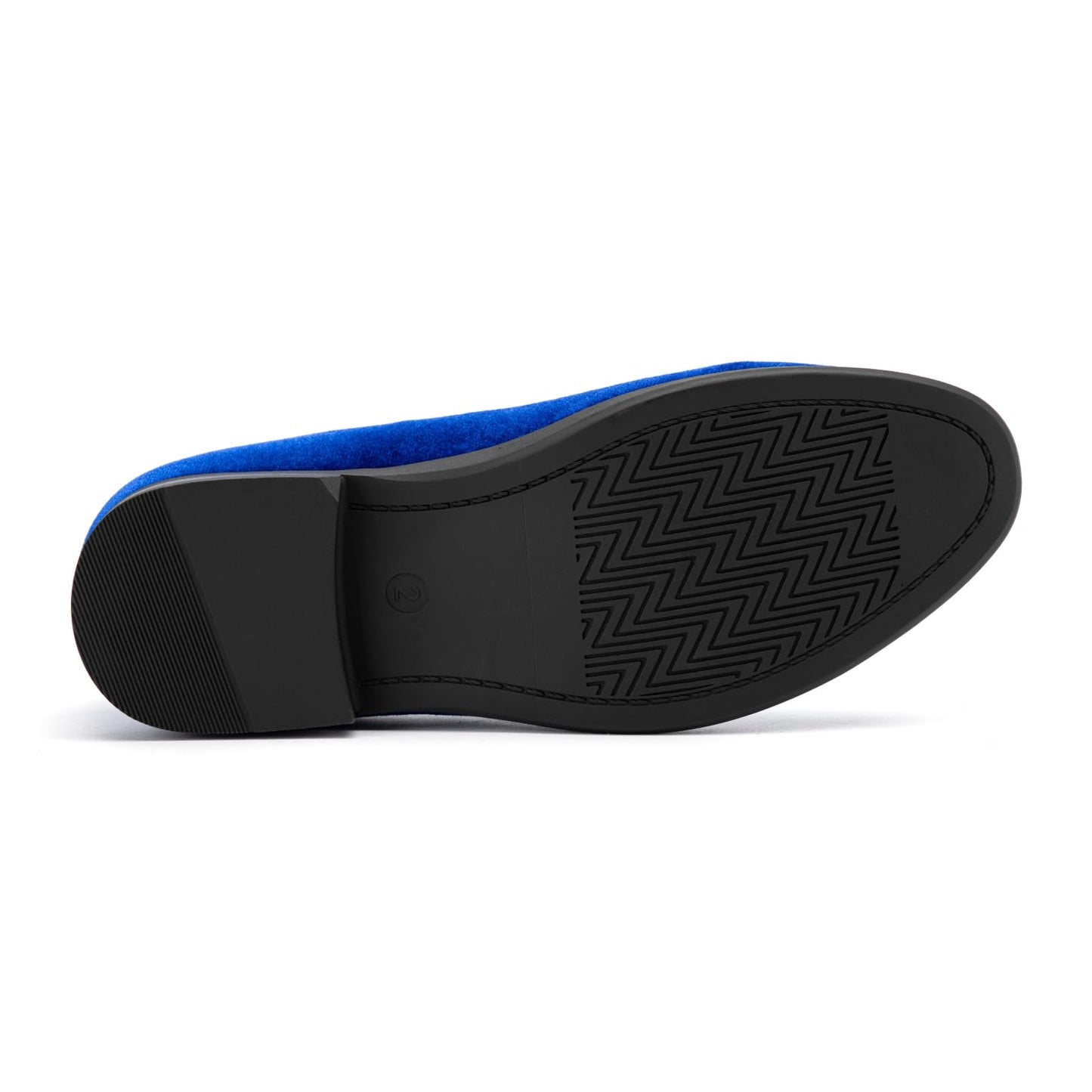 Meijiana Boys Dress Shoes - Velvet Casual Pull-On Low-Heels, Black Rubber All-Weather Formal Boys Shoes, Toddler Dress Shoes for Wedding & Party - Fashion Business Style