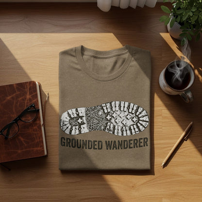 Grounded Wanderer Boot Print - Vintage Outdoor Apparel