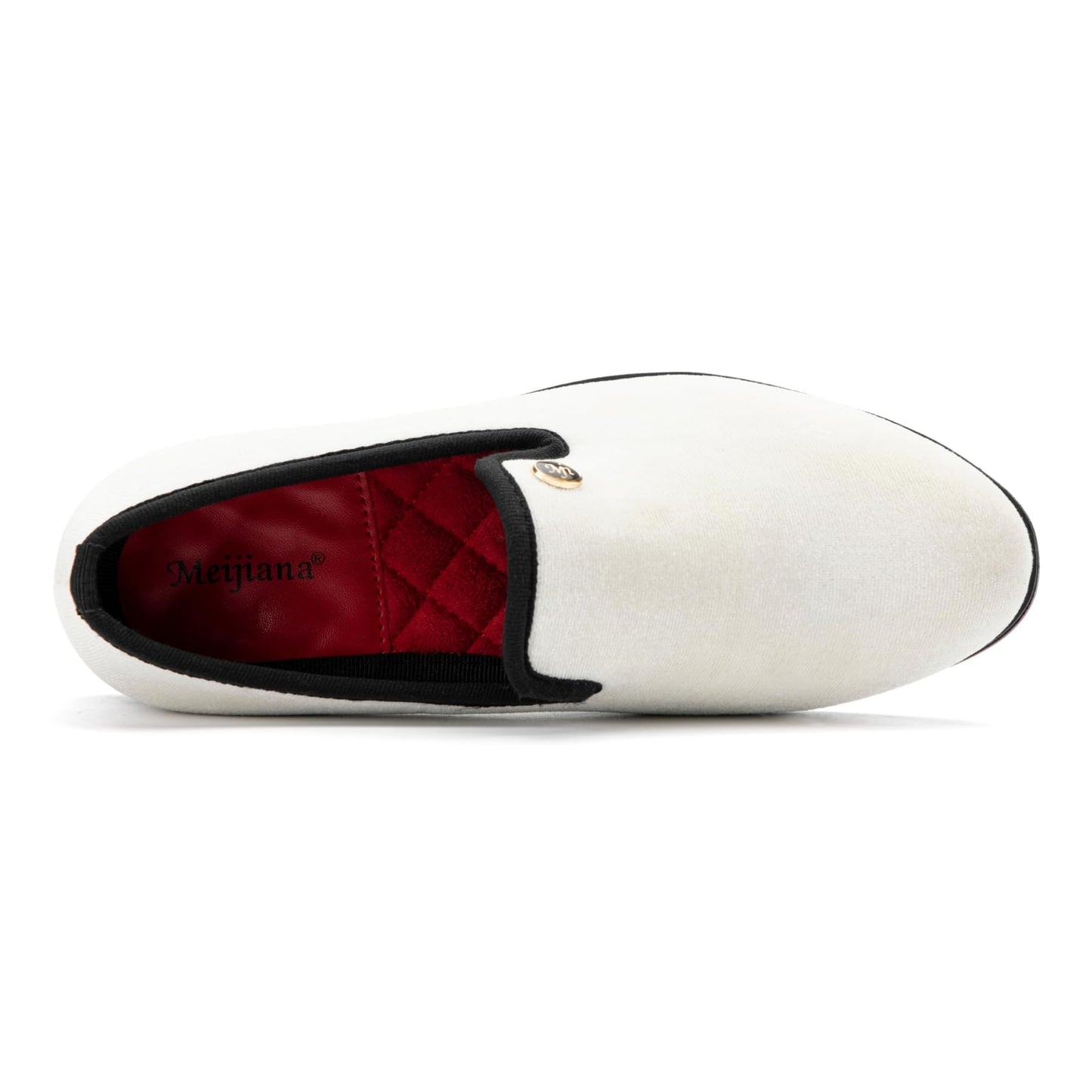 Meijiana Boys Dress Shoes - Velvet Casual Pull-On Low-Heels, Black Rubber All-Weather Formal Boys Shoes, Toddler Dress Shoes for Wedding & Party - Fashion Business Style