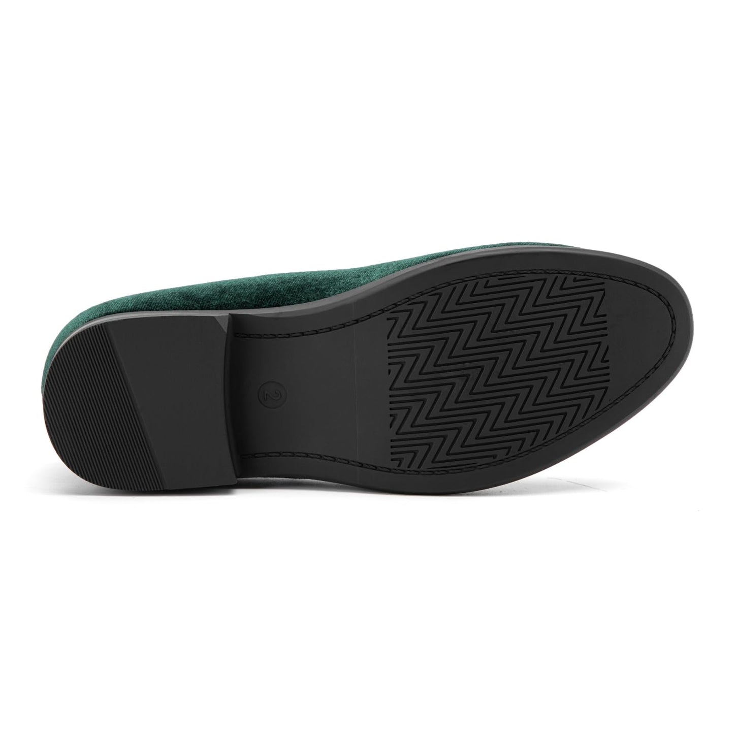 Meijiana Boys Dress Shoes - Velvet Casual Pull-On Low-Heels, Black Rubber All-Weather Formal Boys Shoes, Toddler Dress Shoes for Wedding & Party - Fashion Business Style