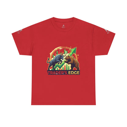 Trader's Edge Tee — Bull vs Bear Stock Market T‑Shirt