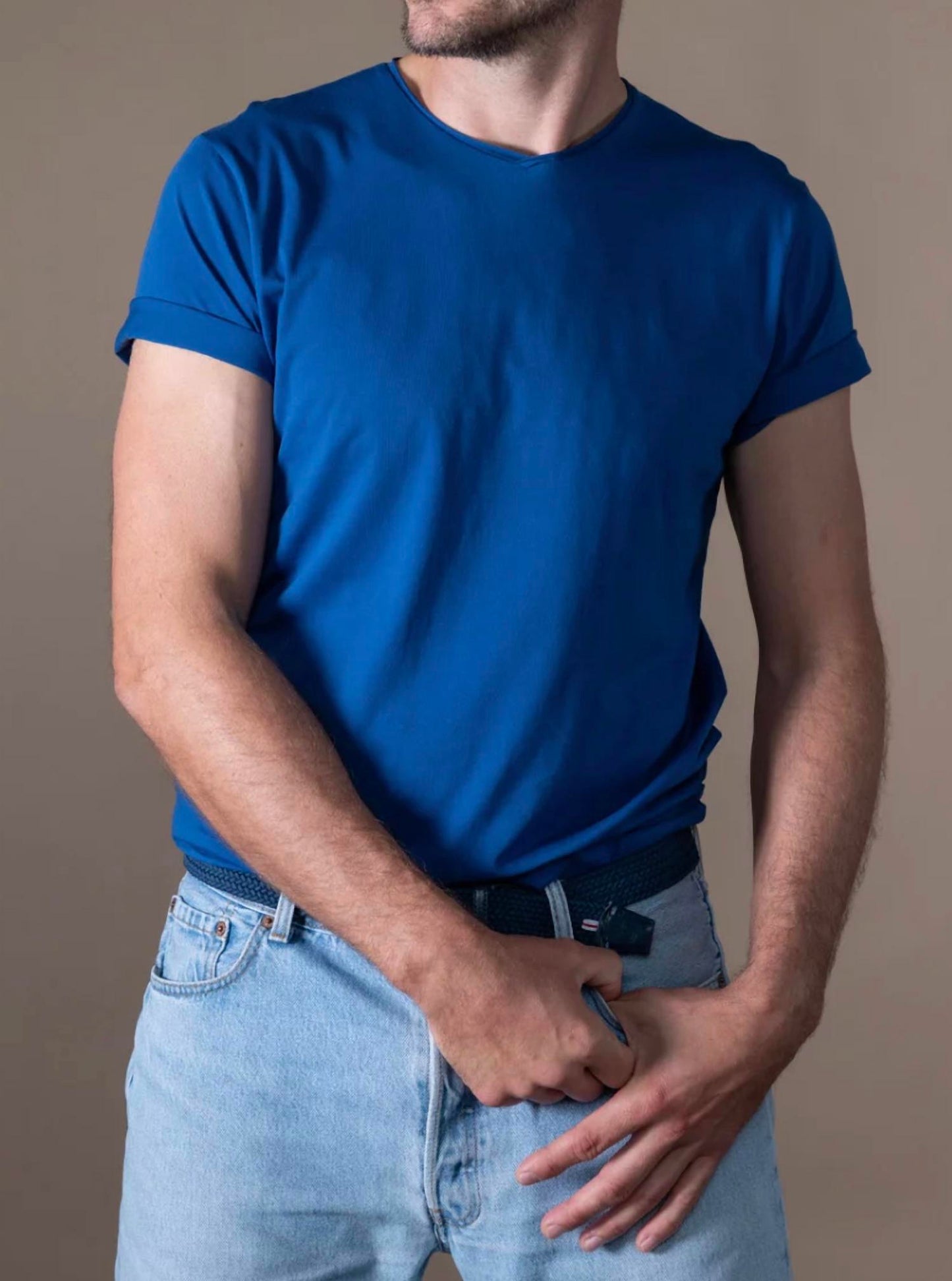 Milo V-neck Jersey T-shirt
