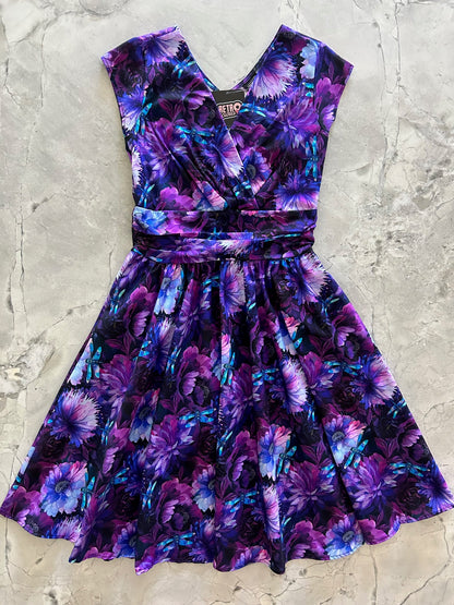 Dragonfly Floral Greta Dress