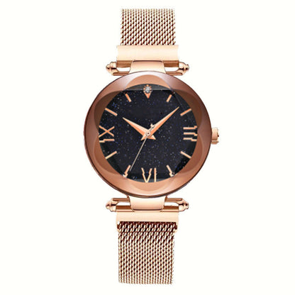 Star watch steel belt watch ladies casual watch (See size chart where applicable)