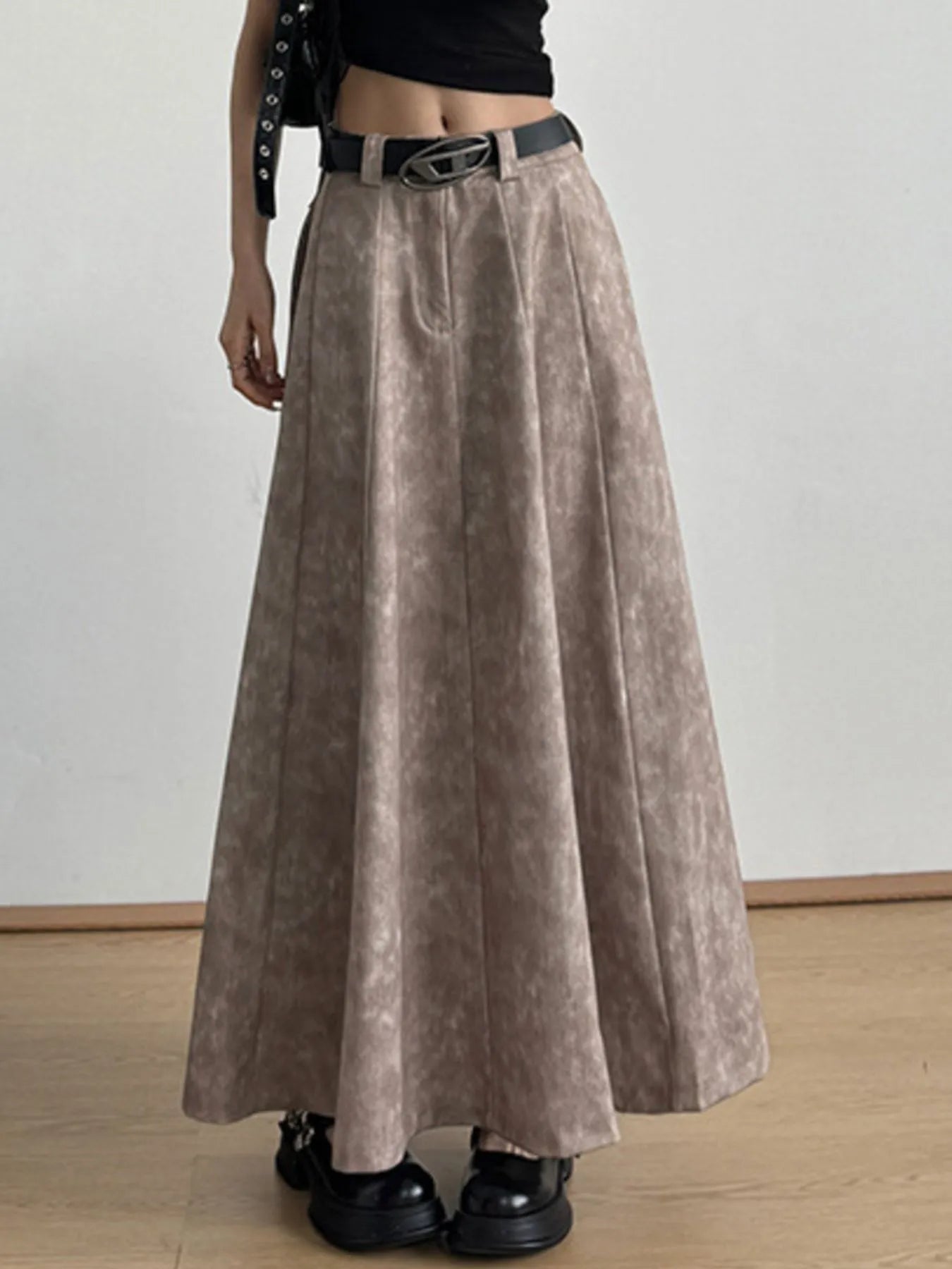 A-Line Maxi Skirt See size chart under “more details”