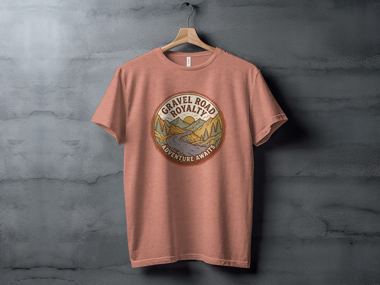 Gravel Road Royalty Vintage Adventure Tee: Backcountry Outpost Shirt
