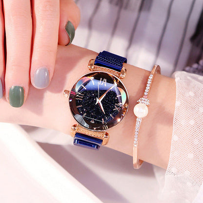 Star watch steel belt watch ladies casual watch (See size chart where applicable)
