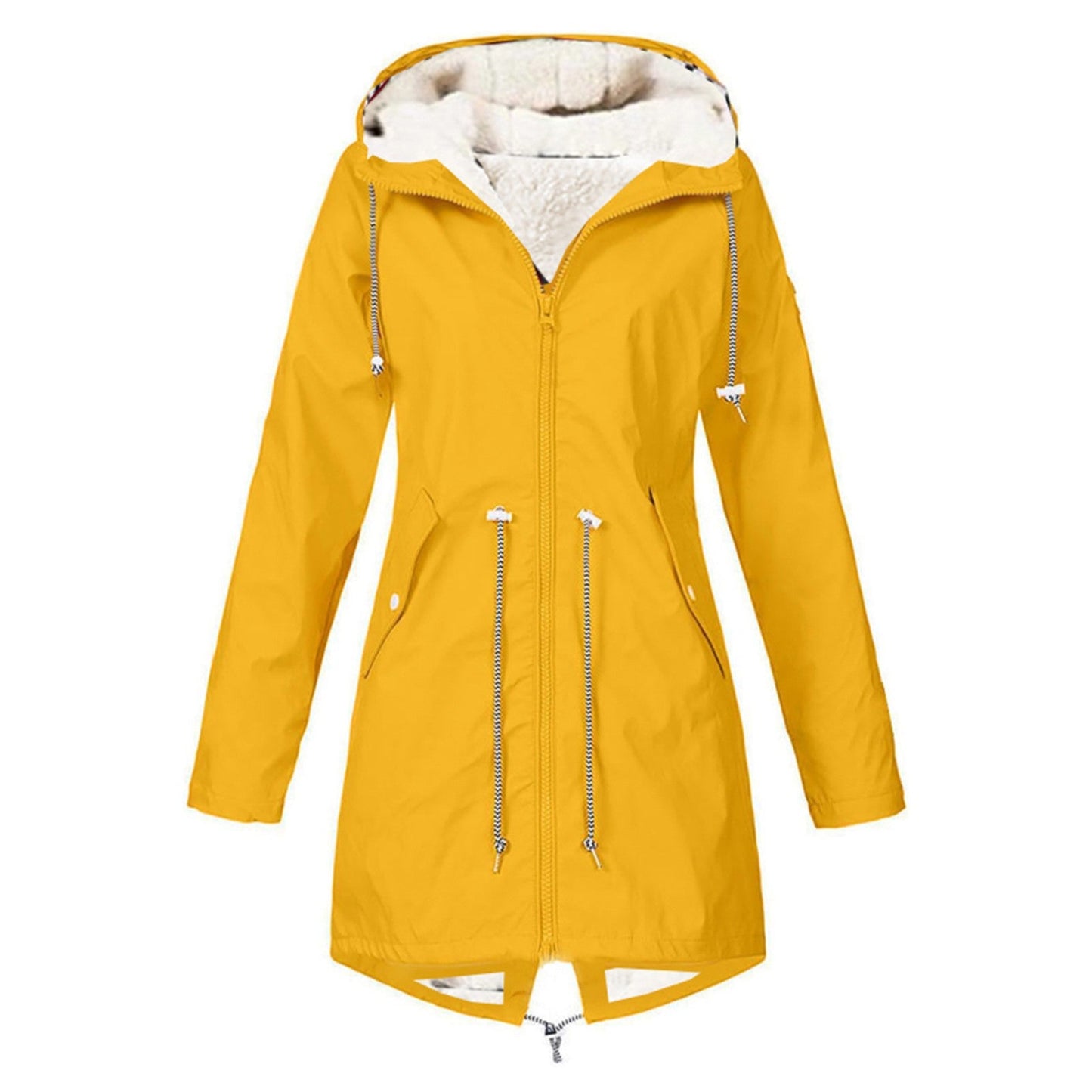 Sports Waterproof Jacket Plus Size Cotton-padded Clothes Fleece-lined See size chart under “more details”