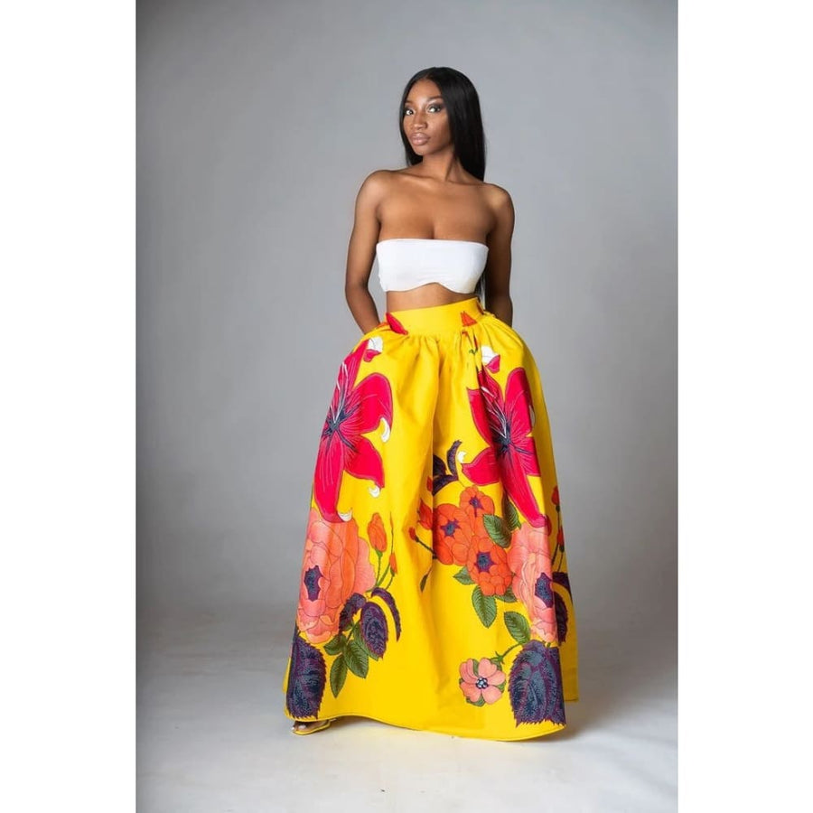 Bottoms Skirt Floral Holiday Women For Long Maxi See size chart under “more details”