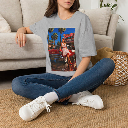 Retro Diner Tee — 'Starlite Diner' Vintage 1950s Pinup T-Shirt