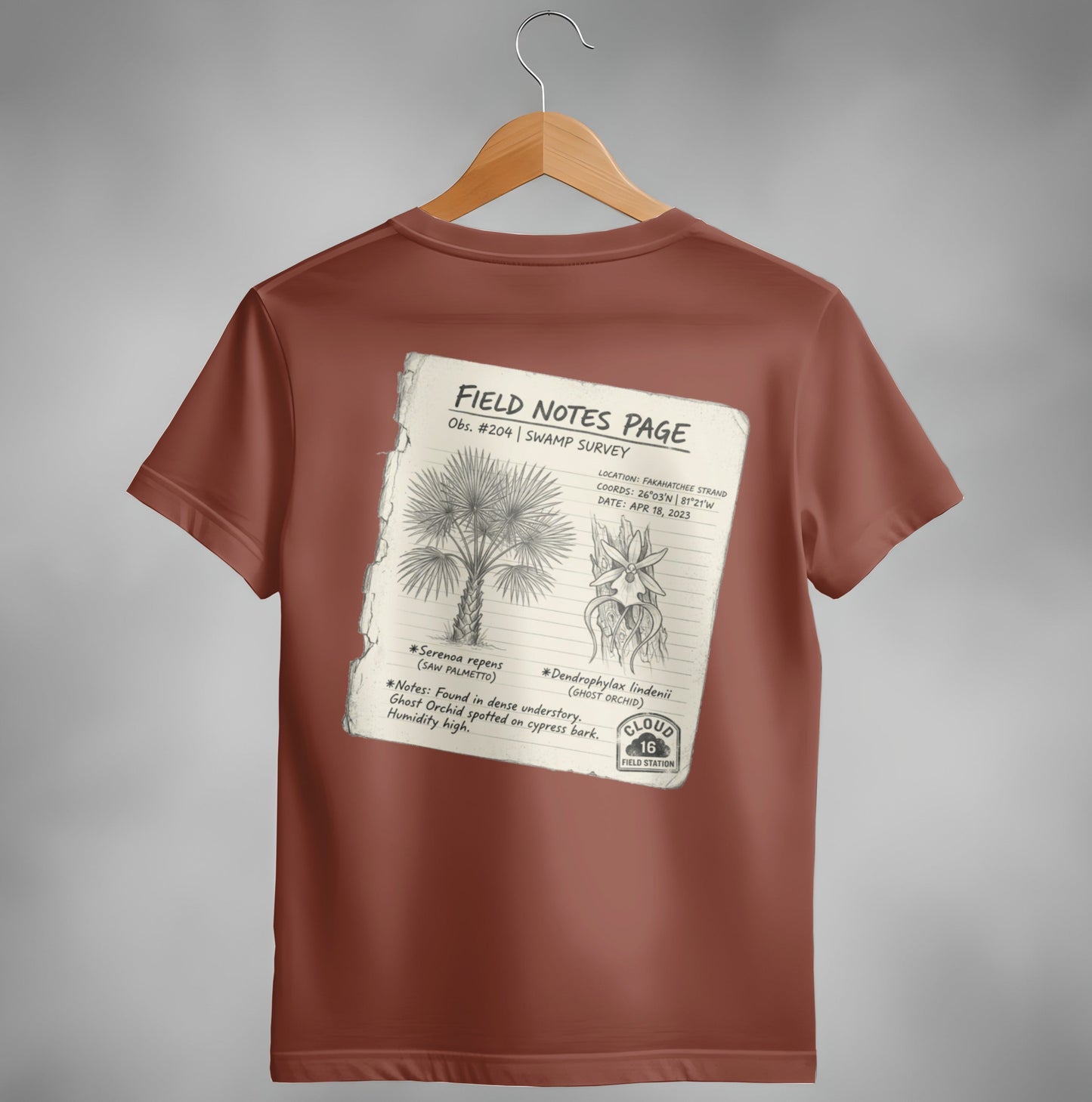 Field Notes: Ghost Orchid & Palmetto T-Shirt