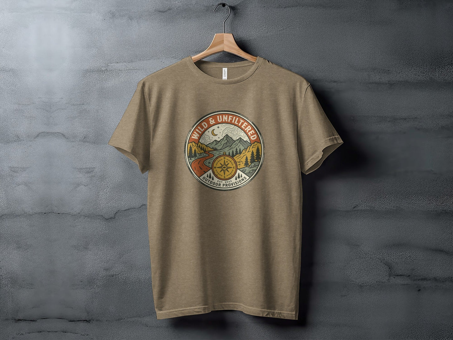 Rugged Wild & Unfiltered Explorer Wilderness Shirt