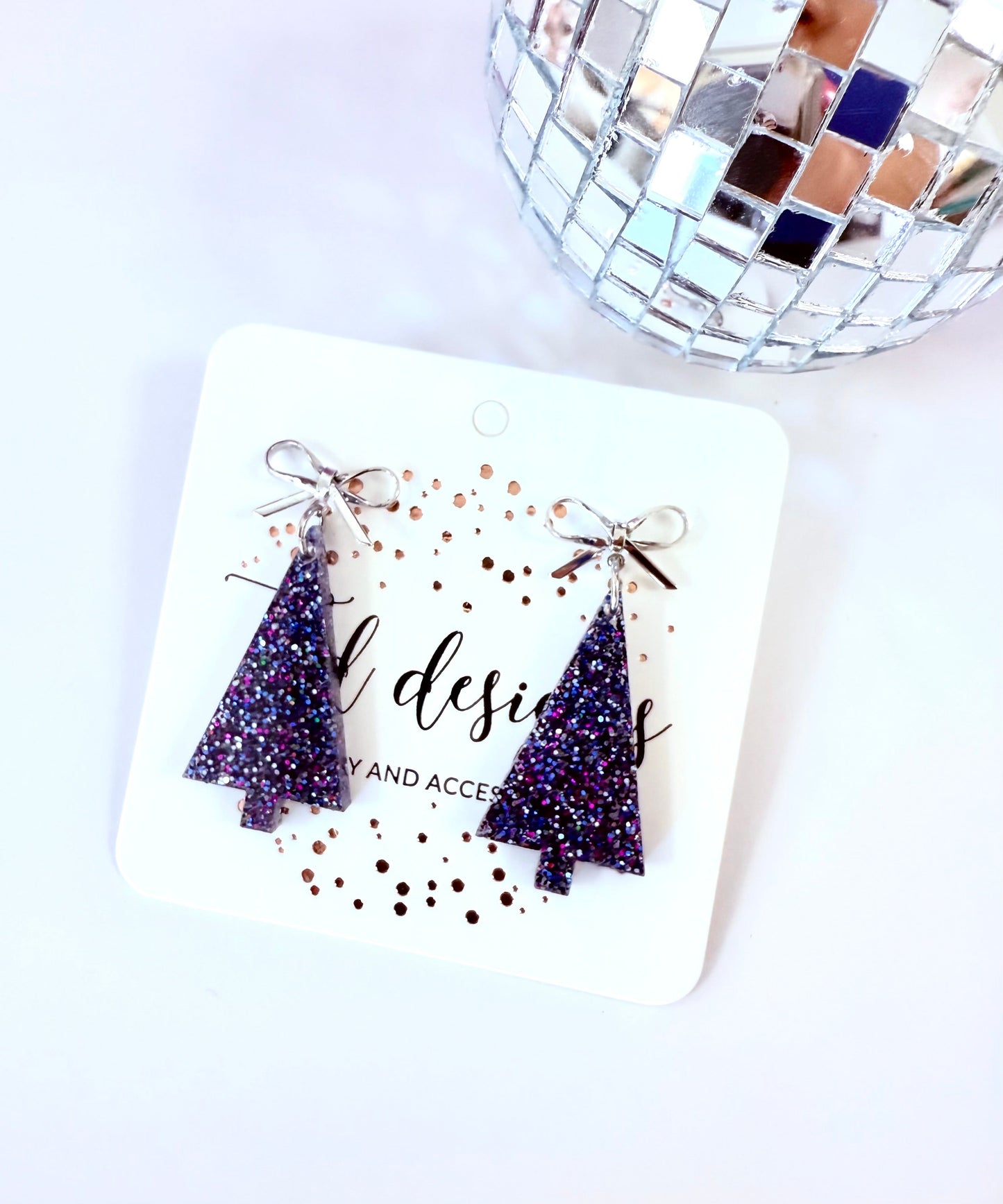 Midnight glitter woodlands