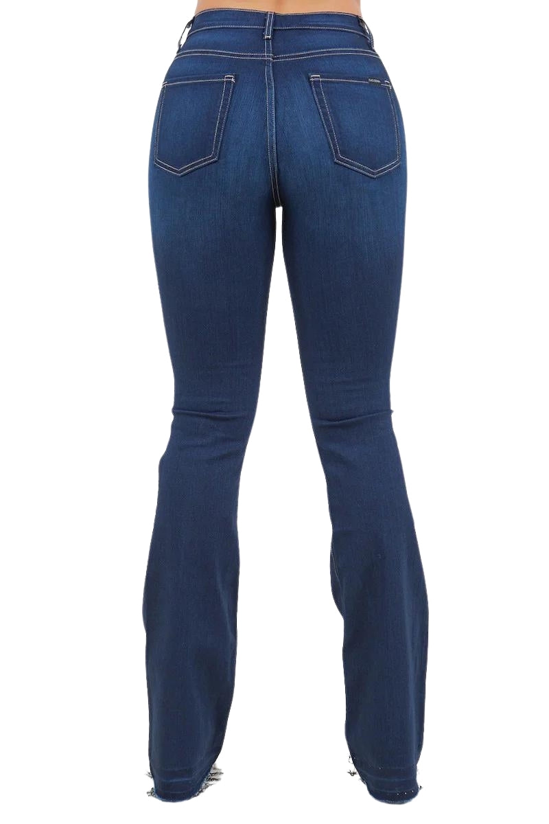 Judy Boot Cut Jean in Dark Denim