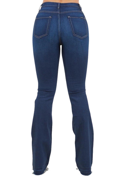 Judy Boot Cut Jean in Dark Denim