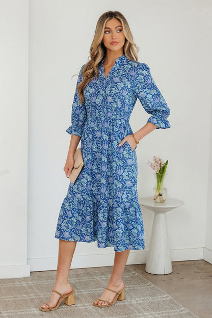 Athena Bracelet Sleeve Long Dress