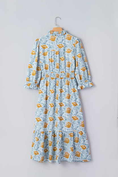 Rosalee Bracelet Sleeve Long Dress