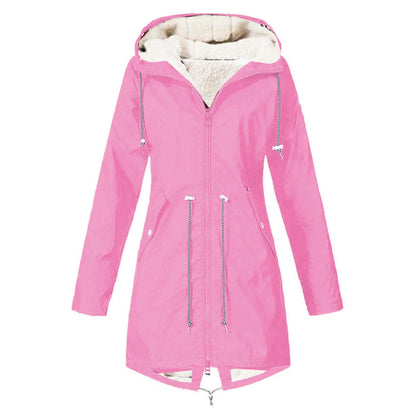 Sports Waterproof Jacket Plus Size Cotton-padded Clothes Fleece-lined See size chart under “more details”