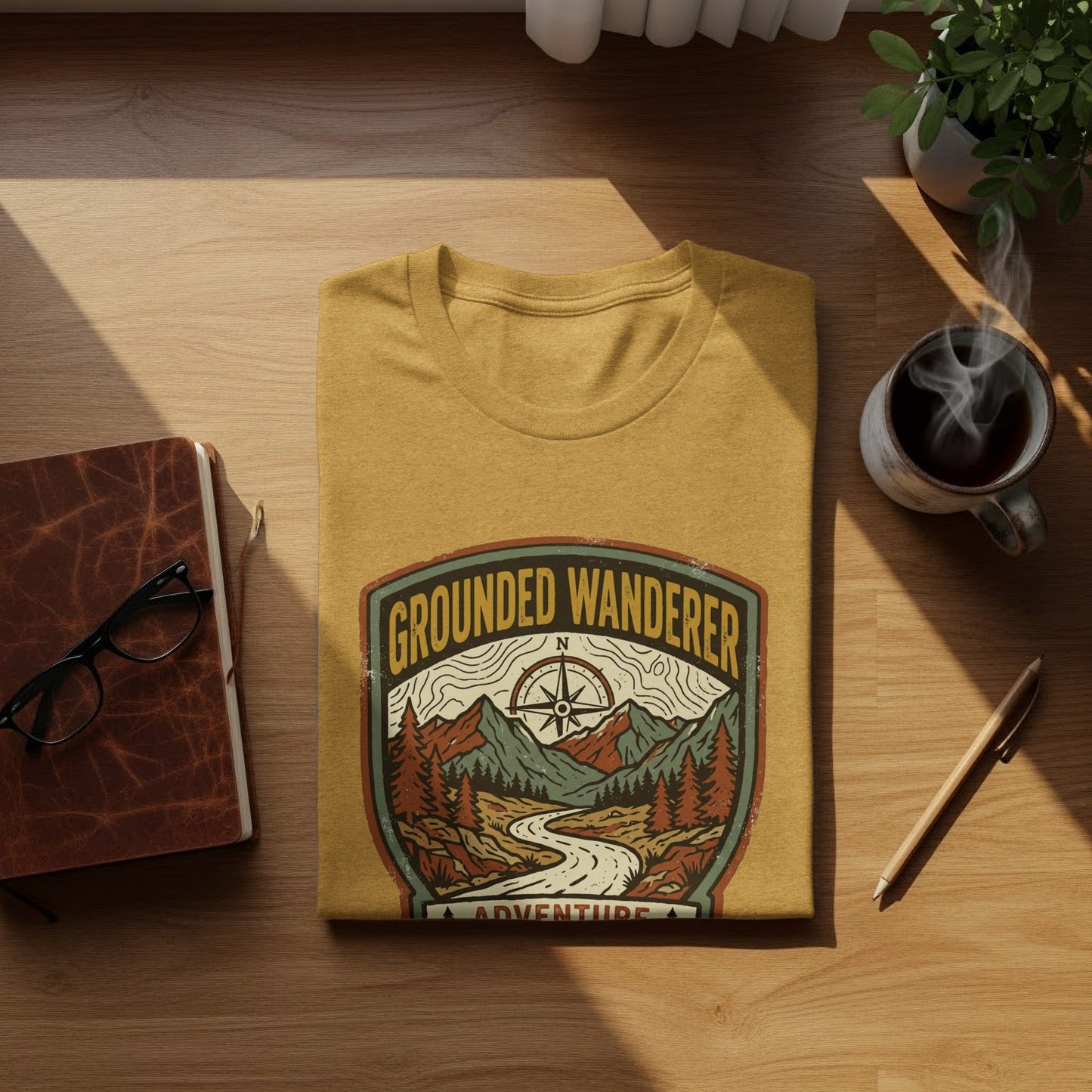 Heritage Grounded Wanderer Adventure Nomad Tee
