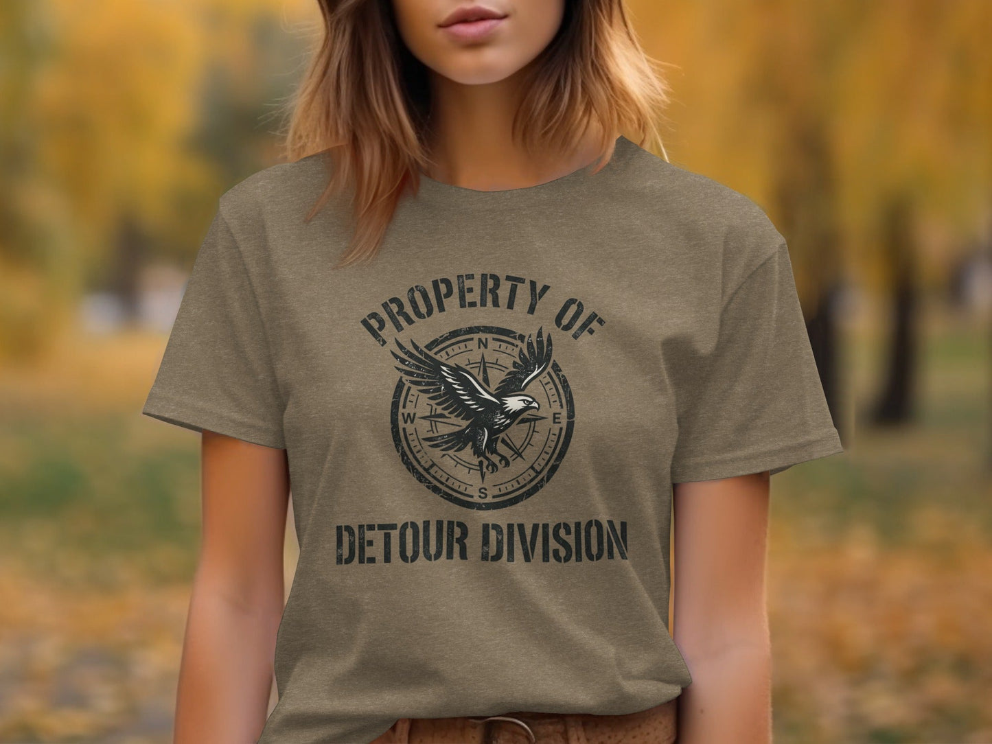 Rugged Detour Division Compass Eagle Tee Wilderness Shirt