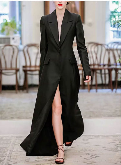 Women's Design Sense Niche Temperament Lightly Mature Adult Lady Like Woman King-size Coat See size chart under “more details”