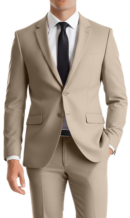 Mens Suit 2 Piece Formal Business Tuxedo for Men Wedding Prom Groom Outfit Blazer Dress Pants Suit Set
