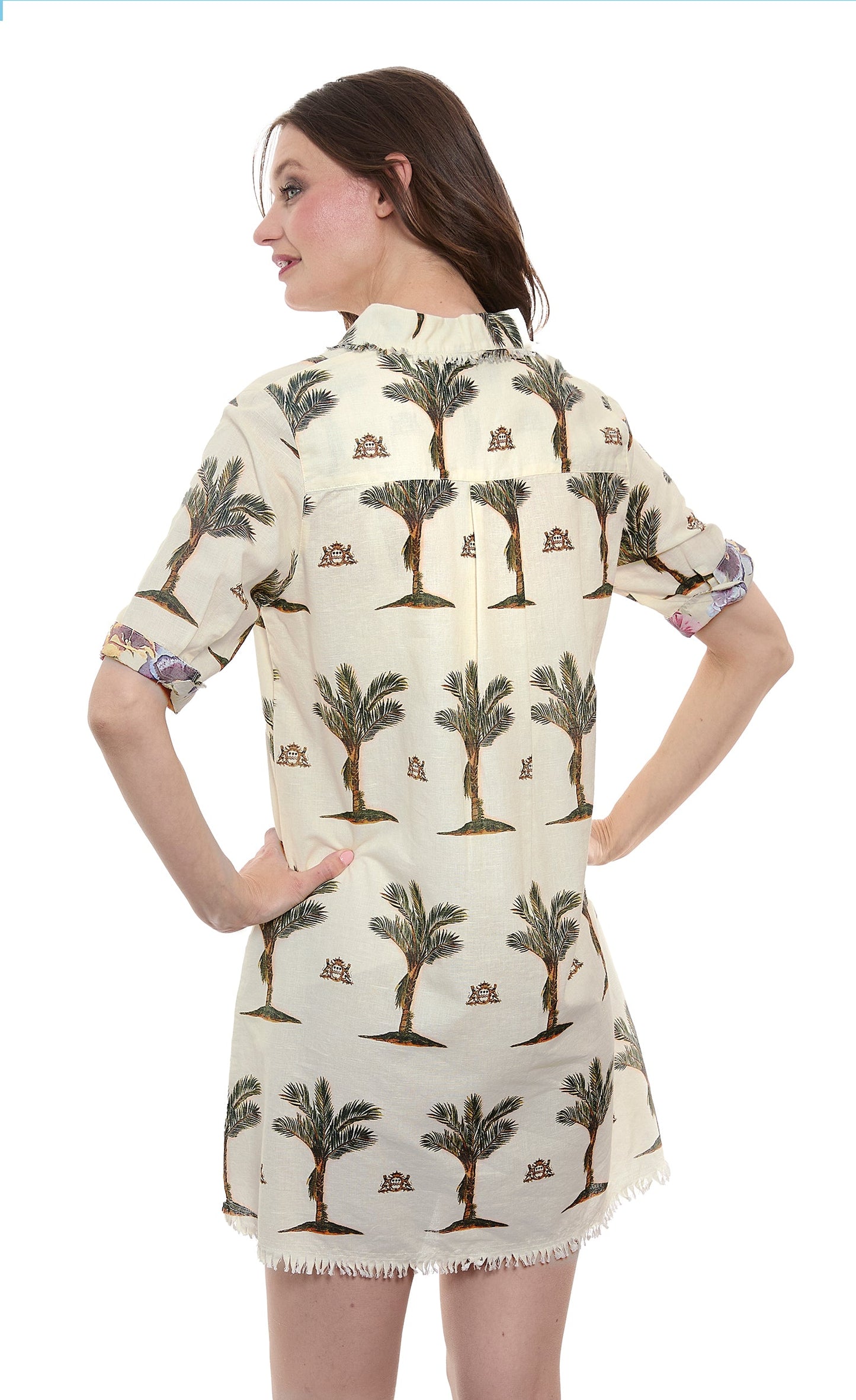 Chatham Palms Print Dress