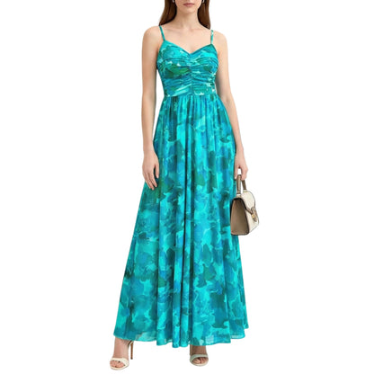 2026 Cocktail Dresses for Wedding Guest Spring Summer Floral Maxi Spaghetti Strap Beach Vacation Boho Club Party