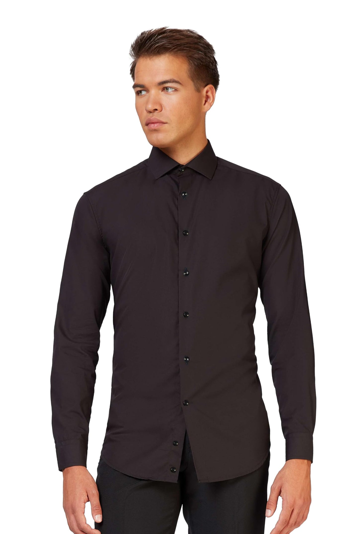Opposuits Men's Shirt - Party and Casual Wear- Long Sleeved Button Down Dress Shirt - Slim Fit