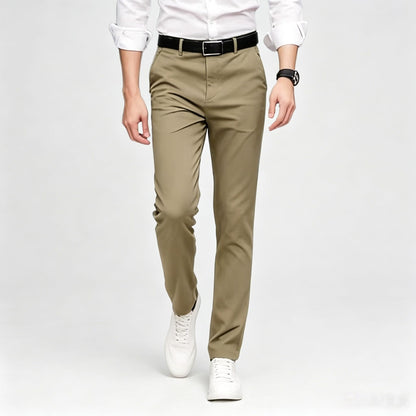 Men's Formal Dress Pants, Straight Fit Wrinkle-Resistant for Wedding and Formal Occasions