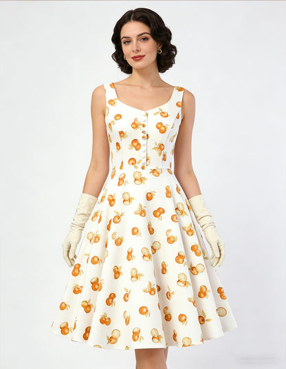Belle Poque 1950s Vintage Dress for Women Sleeveless Homecoming Dresses Cocktail Party A-Line Summer Dress