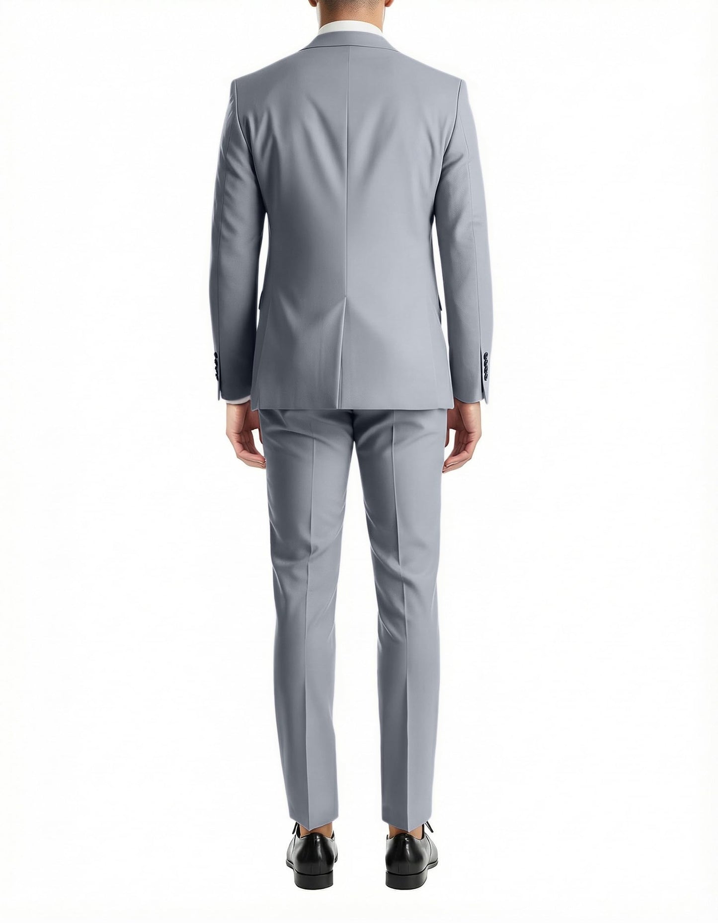Mens Suit 2 Piece Formal Business Tuxedo for Men Wedding Prom Groom Outfit Blazer Dress Pants Suit Set