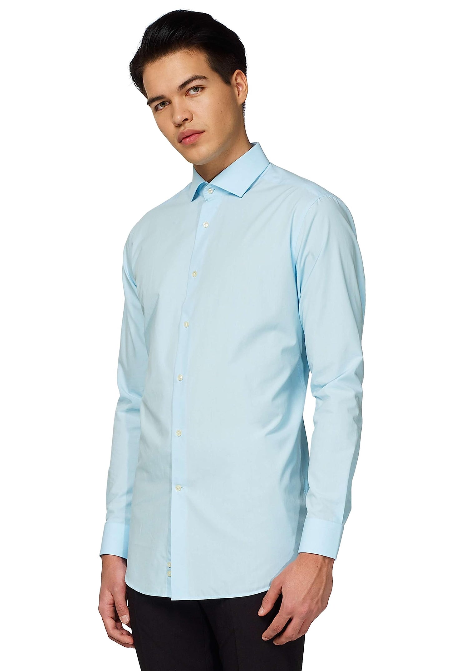 Opposuits Men's Shirt - Party and Casual Wear- Long Sleeved Button Down Dress Shirt - Slim Fit