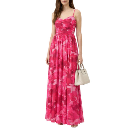 2026 Cocktail Dresses for Wedding Guest Spring Summer Floral Maxi Spaghetti Strap Beach Vacation Boho Club Party