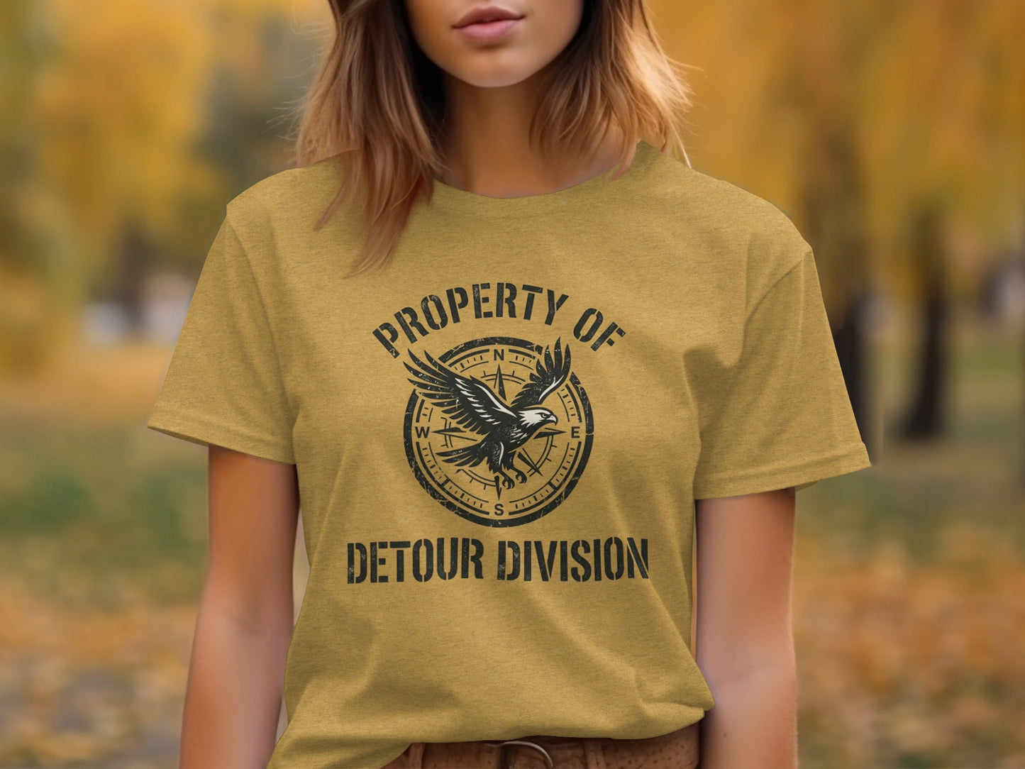 Rugged Detour Division Compass Eagle Tee Wilderness Shirt