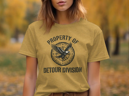 Rugged Detour Division Compass Eagle Tee Wilderness Shirt