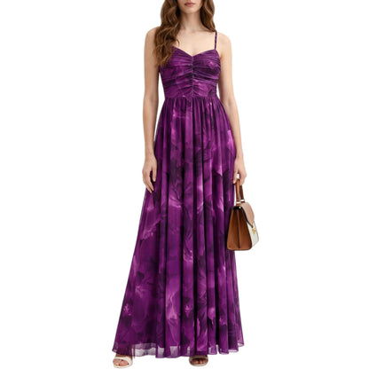 2026 Cocktail Dresses for Wedding Guest Spring Summer Floral Maxi Spaghetti Strap Beach Vacation Boho Club Party