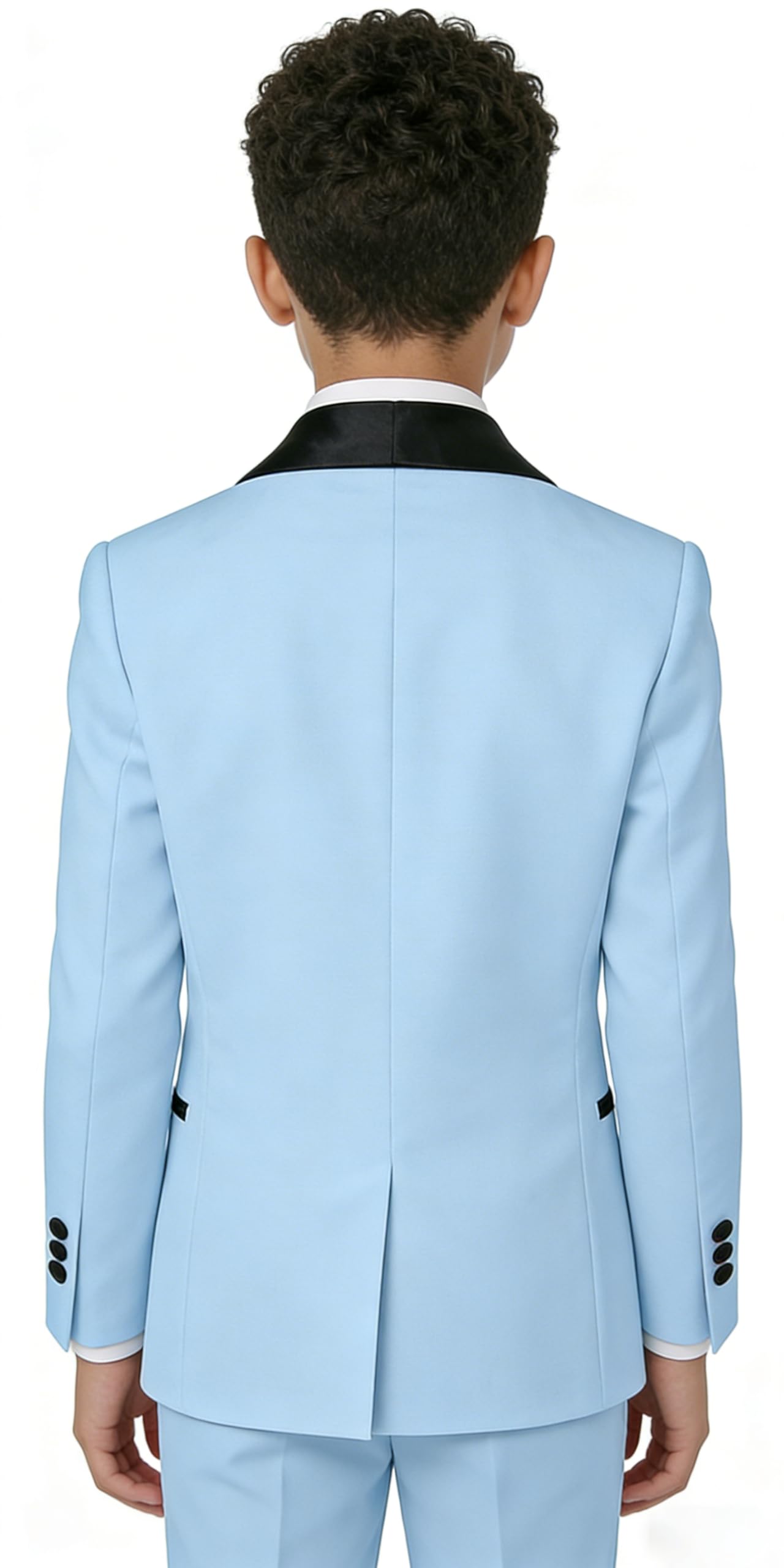 Boy Suits Tuxedo Slim Fit Suit for Boys Kids Toddler Dress Outfit with Coat, Pants, Vest Set No Tail