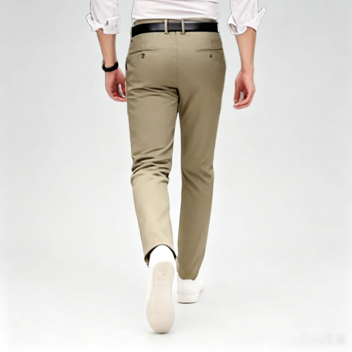 Men's Formal Dress Pants, Straight Fit Wrinkle-Resistant for Wedding and Formal Occasions