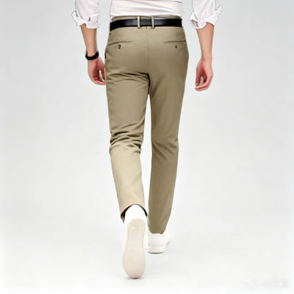 Men's Formal Dress Pants, Straight Fit Wrinkle-Resistant for Wedding and Formal Occasions