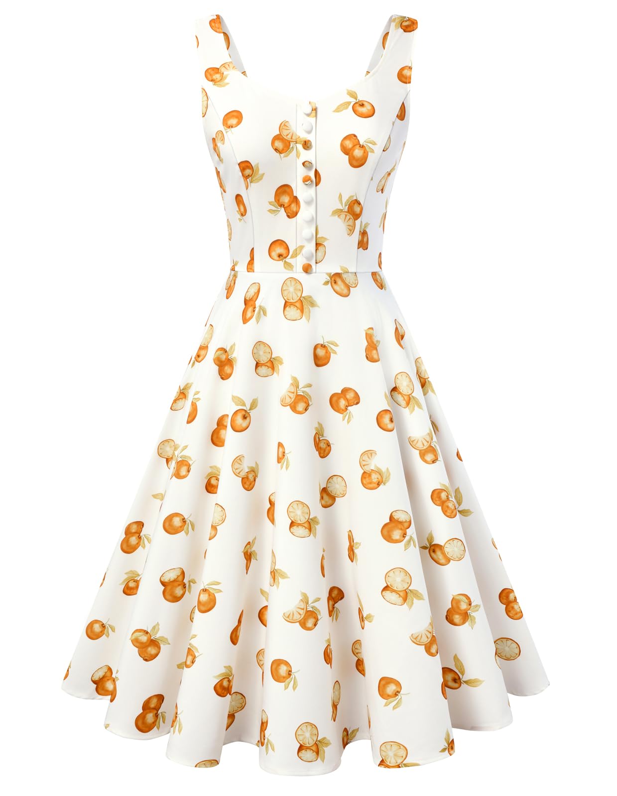 Belle Poque 1950s Vintage Dress for Women Sleeveless Homecoming Dresses Cocktail Party A-Line Summer Dress