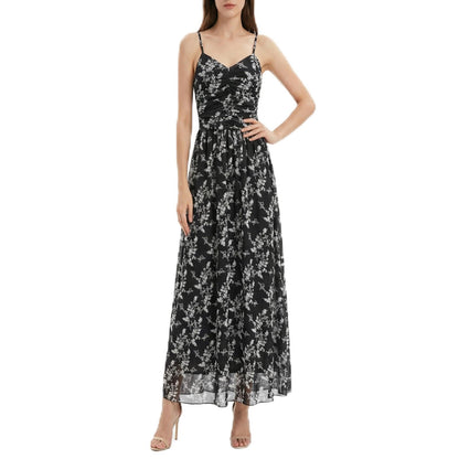 2026 Cocktail Dresses for Wedding Guest Spring Summer Floral Maxi Spaghetti Strap Beach Vacation Boho Club Party