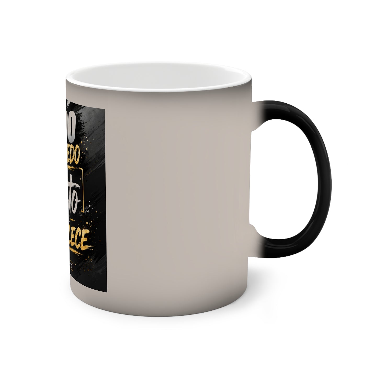 Color-Changing Mug — "Todo lo puedo en Cristo que me fortalece" (Filipenses 4:13)