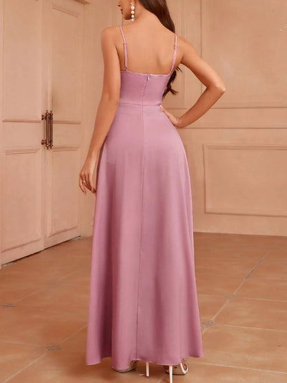 Slit Spaghetti Strap Maxi Dress