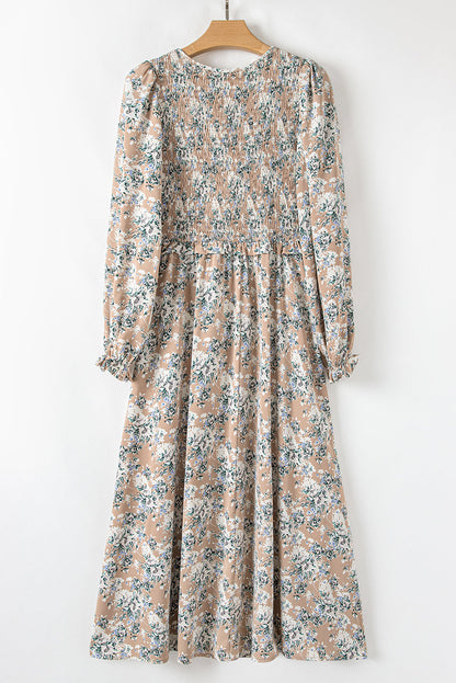 Indy Puff Sleeve Long Dress
