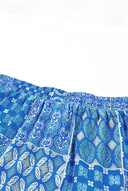 Helena Paisley Print Maxi Skirt